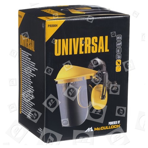 Universal Powered By McCulloch PRO004 Polycarb Visor / Ear Protectors