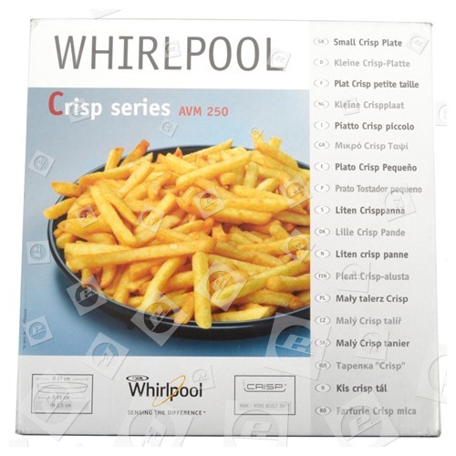 Plato Crisp Mediano De Microondas Whirlpool