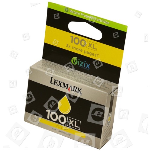 Cartouche D'encre Haute Capacité D'origine 100XL Jaune - 14N1071E Lexmark