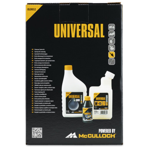 Universal Powered By McCulloch OLO032 Chainsaw Starter Kit