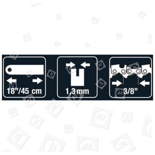 Barra Per Catena Della Motosega - 45cm A 60 Maglie BRO071 McCulloch