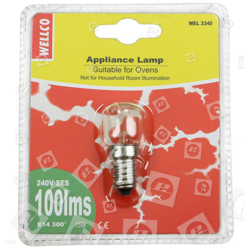 Petite Ampoule De Four 300º 15W E14 Wellco