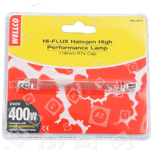 Wellco 400W Halogen R7 Lineare Flutlichtlampe