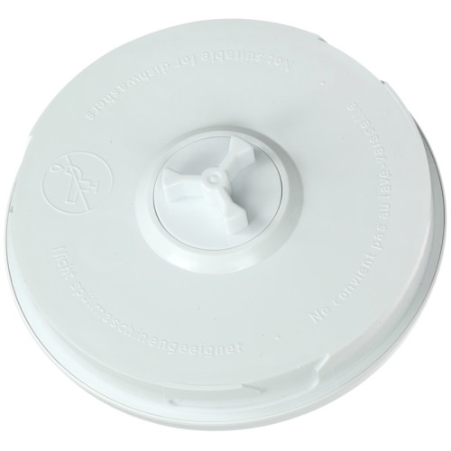 Ciotola Con Coperchio Per Frullatore Ad Immersione Braun - Ricambio Compatibile Con Molti Modelli, Colore Bianco
