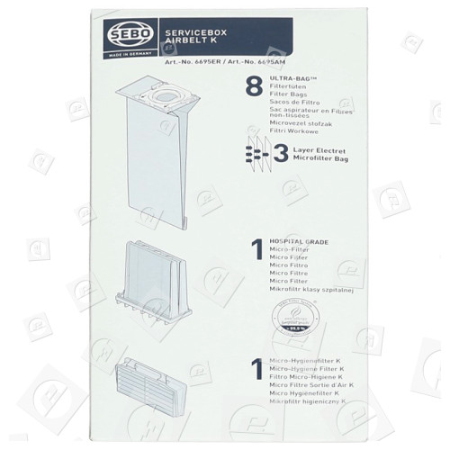 Sebo K1 KOMFORT BLUE K Serie Filterbox - 6695ER