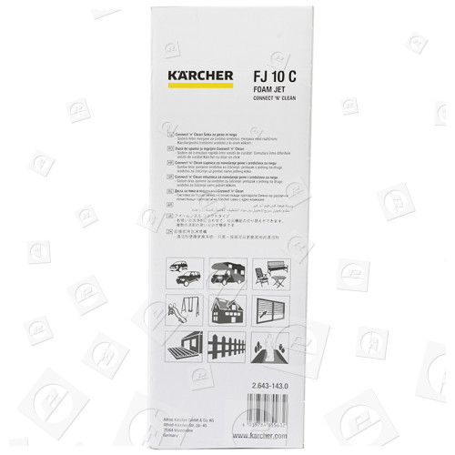 Karcher K2-K7 Hochdruckreiniger-Schaumdüse "Connect & Clean"