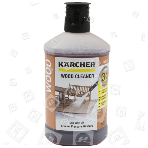 Détergent Nettoyant Pour Le Bois 3 En 1 "plug 'n' Clean" Pour Nettoyeur Haute Pression - 1 Litre - Karcher