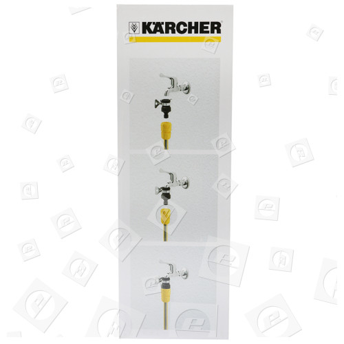 Kit Connexion Tuyau Flexible Pour L'alimentation En Eau Provenant De L'intérieur Karcher