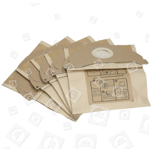 Karcher Vacuum Cleaner 2 Layered Dust Bag - Pack Of 5
