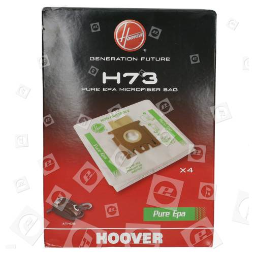 Hoover H73 PureHepa Mikrofaser-Staubsaugerbeutel (4er Packung)