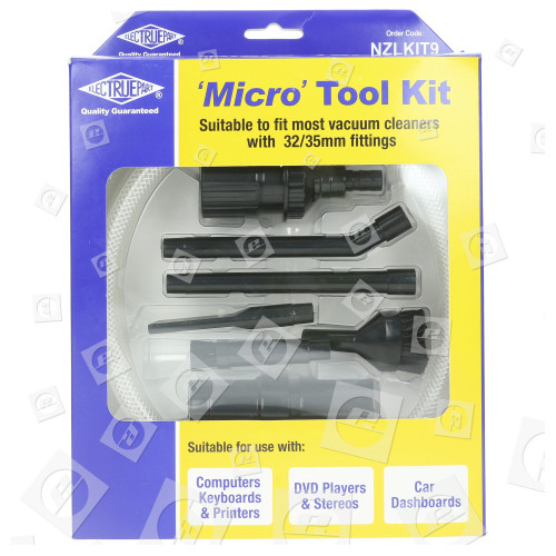 Kit Di Microutensili Universali Da 32 Mm / 35 Mm In 8 Pezzi - Ideale Per Computer, Laptop, Tastiere, Stampanti, Ecc. - Compatibile Contico