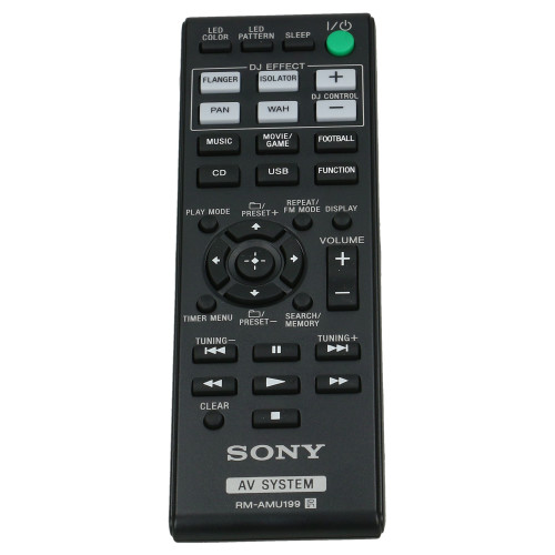 Sony RMAMU199 HiFi Remote Control