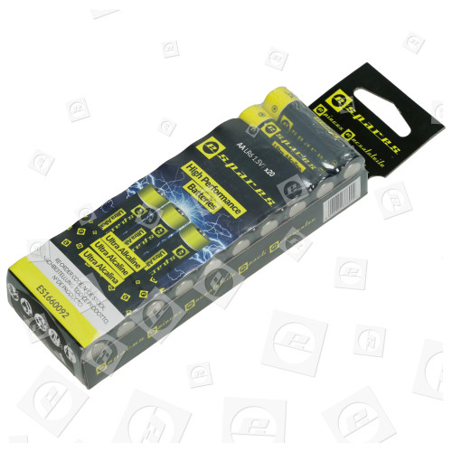 eSpares Ultra Alkaline AA Batteries - Pack Of 20