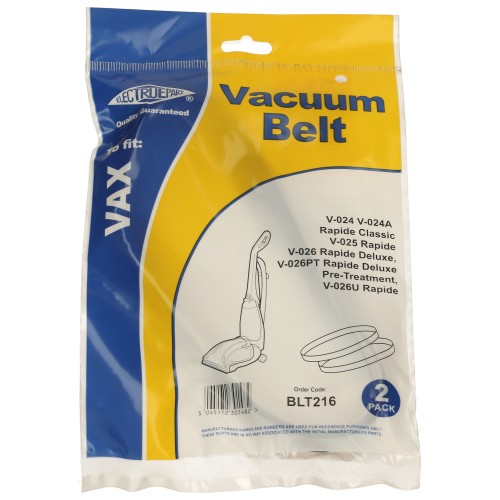 Vacuum Cleaner Agitator Belt - Pack Of 2