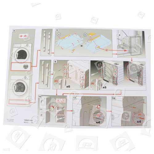 Kit De Superposition Lvb-dryers Heat Pum Merloni (Indesit Group)