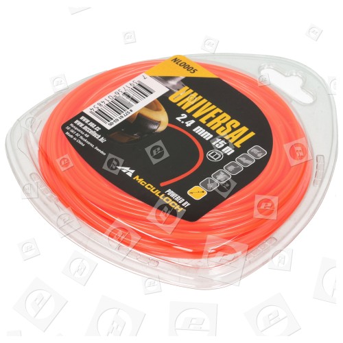 Fil Rond En Nylon NLO005 Pour Coupe-bordures Universal Powered By McCulloch