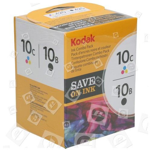 Cartouches D'encre Multi Pack D´origine 10B/ 10C Noir Et Couleur 5100 All-in-One Kodak