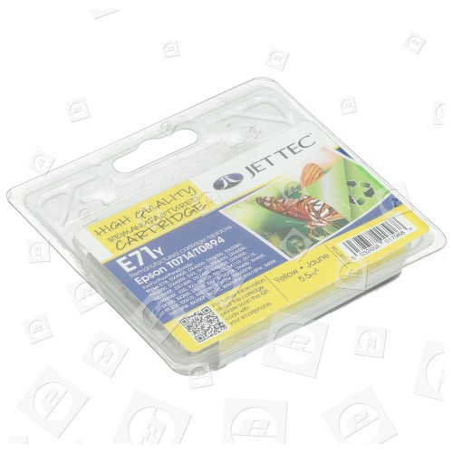 Jettec Remanufactured Epson T0714 Yellow Ink Cartridge