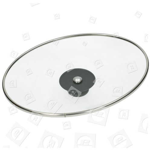 Morphy Richards Schongarer-Glasdeckel : 260x210mm (Ovale Form)