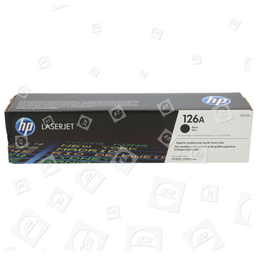 Cartouche De Toner D´origine 126A Noir (CE310A) 1200 Hewlett Packard