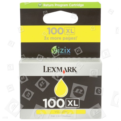 Cartouche D'encre Haute Capacité D'origine 100XL Jaune - 14N1071E Lexmark