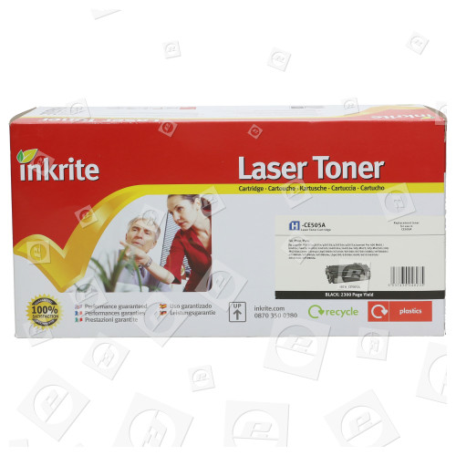 Inkrite Kompatible HP CE505A Laser-Tonerkassette Schwarz