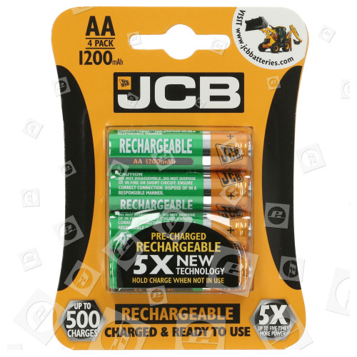 JCB AA NiMH 1200mAH Wiederaufladbare Batterien