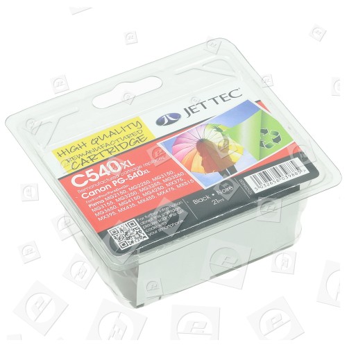 Jettec Compatible Printer High Capacity Ink Cartridge - Black