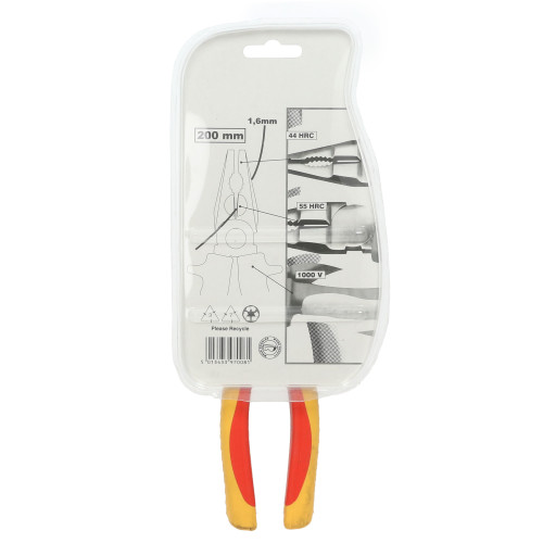 VDE 200mm Electricians Insulated Combination Plier