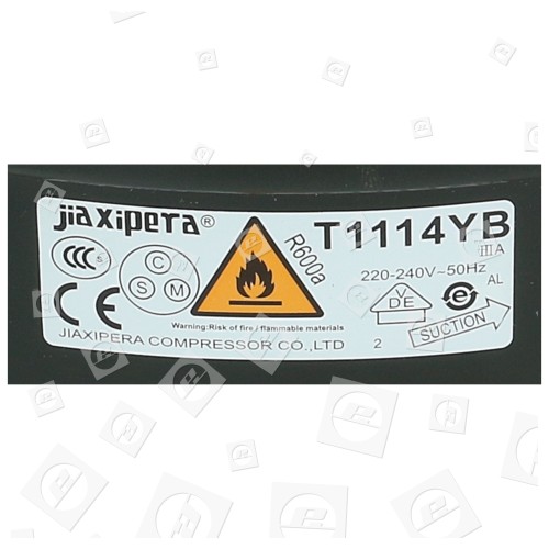 Kit Compresseur T1114Y / T1114YB R600 De Réfrigérateur Congélateur ...