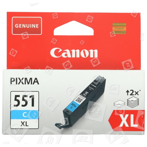 Canon Original CLI-551CXL Tintenpatrone Mit Hoher Reichweite Cyan - 6444B001