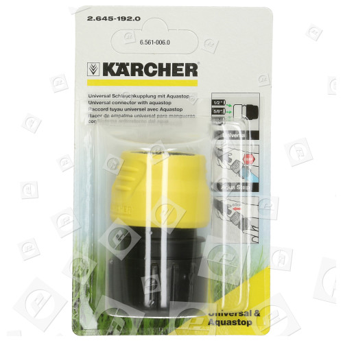 Karcher Universal Hochdruckreiniger-Schlauchkupplung Mit Aqua Stop