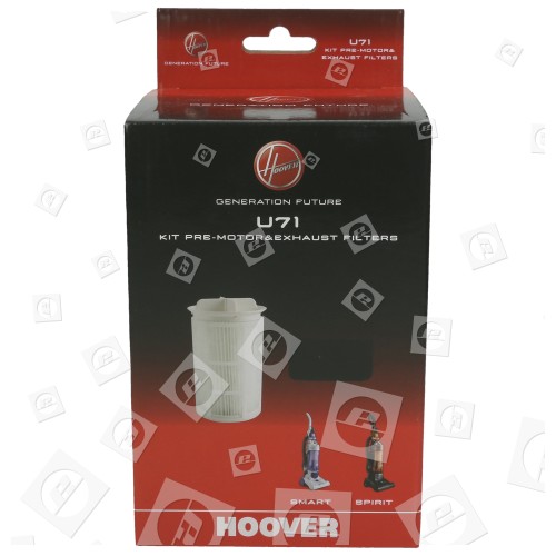 Hoover U71 Staubsauger-Filtersatz