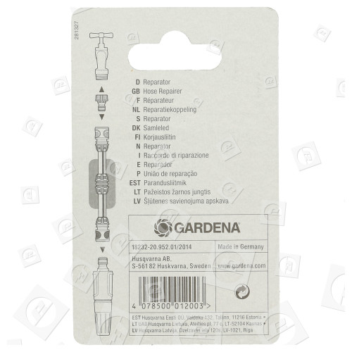 1//2/" 5//8/" -15 mm 13 mm Gardena Reparator