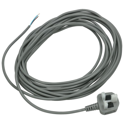 Zanussi Compatible Vacuum 10m Mains Cable - UK Plug