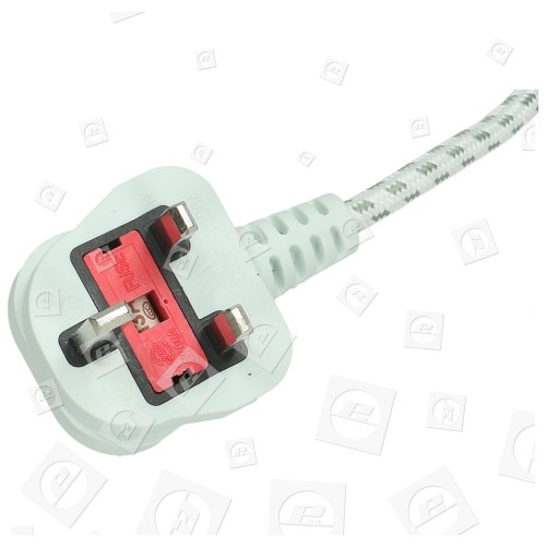 Universal Iron Mains Cable 2.5m - UK Plug