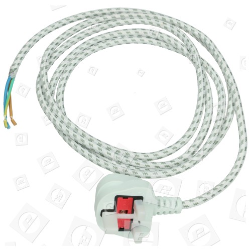 Universal Iron Mains Cable 2.5m - UK Plug