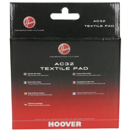 Hoover AC32 Dampfbesen-Mikrofaser-Stoff&uuml;berz&uuml;ge (2er Packung)