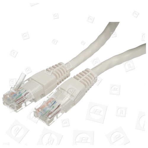 Câble Ethernet CAT6 RJ45 : Blanc 5m