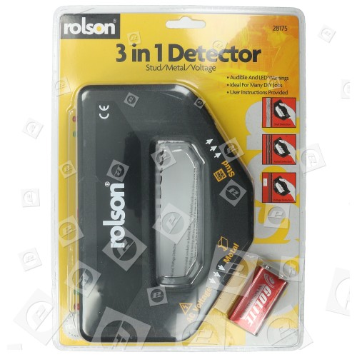 Rolson Rolson 3 In 1 Detector (Stud, Metal & Voltage)