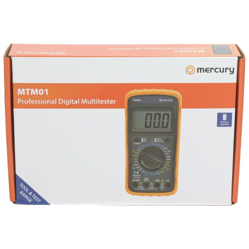 Mercury Mercury Professional AC/DC Digital Multimeter 600V 2mA - 10A