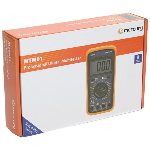 Mercury Mercury Professional AC/DC Digital Multimeter 600V 2mA - 10A