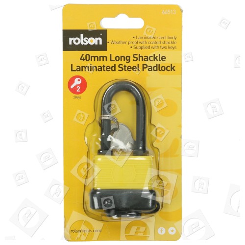 Cadenas Étanche En Acier 40MM Grande Manille Rolson