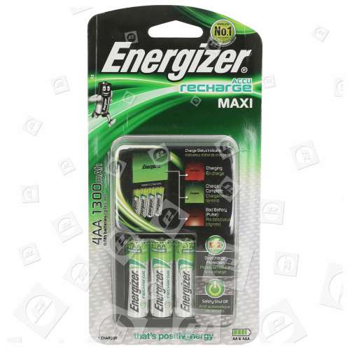 Chargeur De Piles Maxi AccuRecharge - Montage Avec Prise Anglaise Energizer