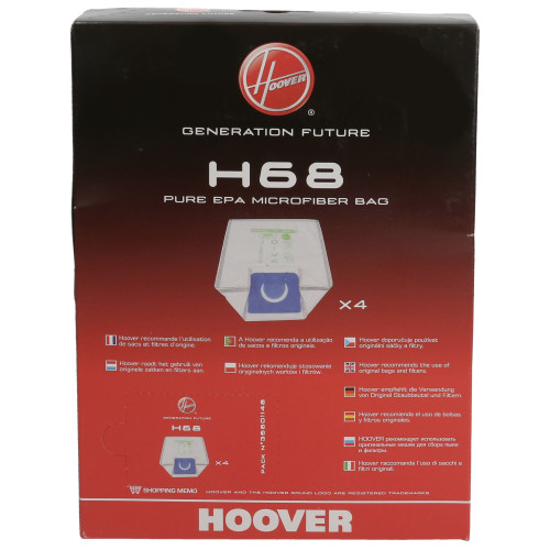 Sacchetti Per Aspirapolvere Diva - H68 Hoover | hoover-ricambi