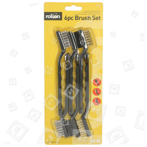 Kit De 6 Brosses De Nettoyage Rolson