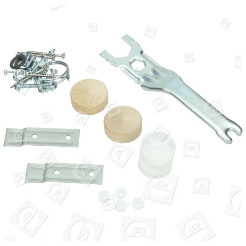 Kit fixation d'habillage de porte pour Lave-vaisselle Laden, Lave