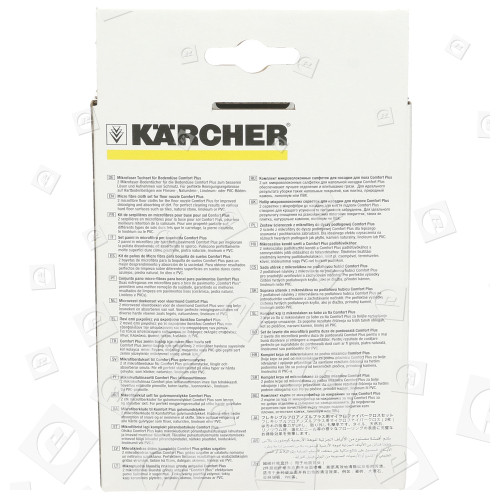 Kärcher Bonnettes microfibre pour buse pour sol confort plus