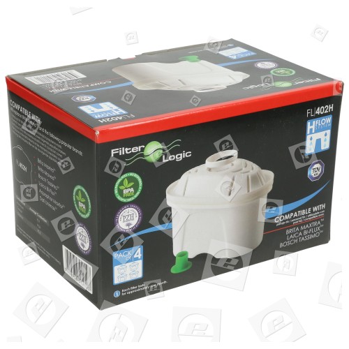 Kompatible Brita Maxtra™ Wasserfilterkartusche - 4er Packung