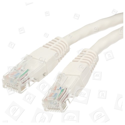 Cavetto Di Piombo CAT6 RJ45: Bianco: 2M